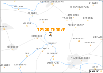 map of Tryapichnoye