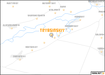 map of Tryasinskiy