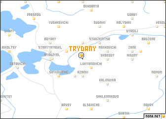 map of Trydany