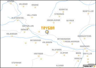 map of Trygón