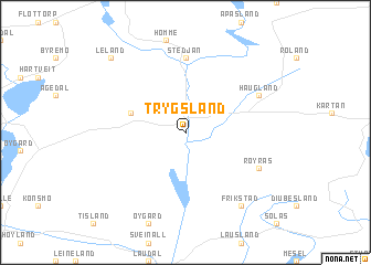 map of Trygsland