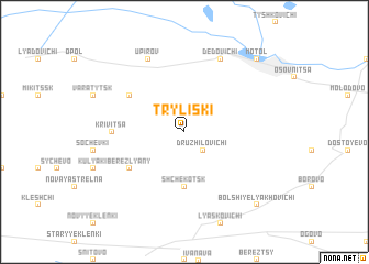 map of Tryliski