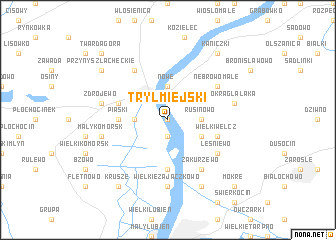 map of Tryl Miejski