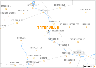 map of Tryonville