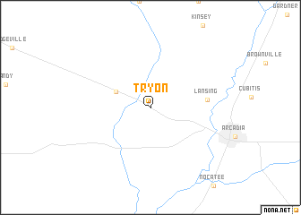 map of Tryon