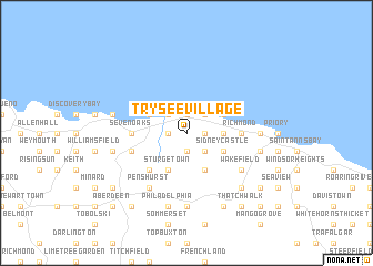 map of Trysee Village