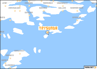 map of Trysunda