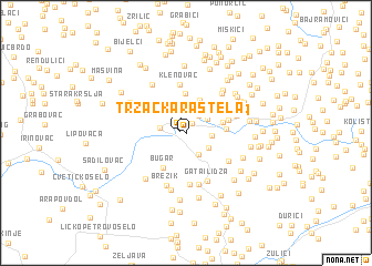 map of Tržačka Raštela