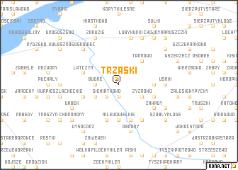 map of Trzaski