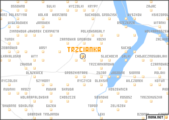 map of Trzcianka