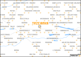 map of Trzcianka