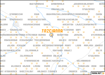 map of Trzcianna