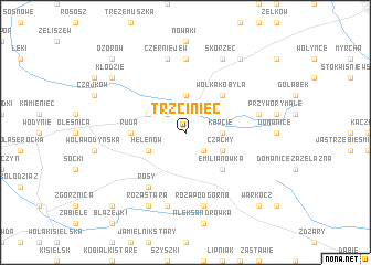 map of Trzciniec