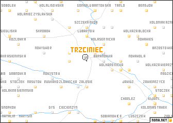 map of Trzciniec