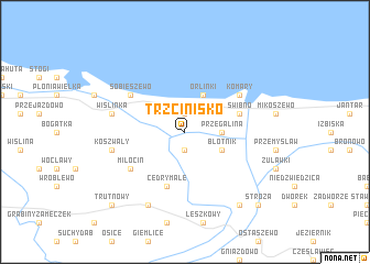 map of Trzcinisko