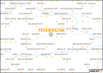 map of Trzebieszów