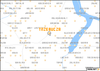 map of Trzebucza