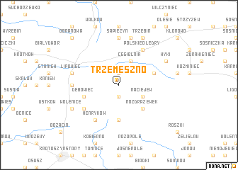 map of Trzemeszno