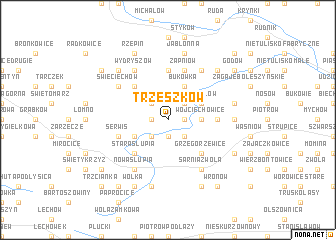 map of Trzeszków