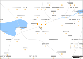 map of Tsaba