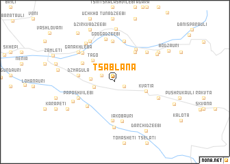 map of Tsablana