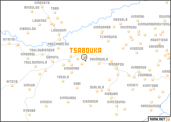 map of Tsabouka