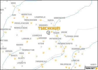 map of Tsachkhuri