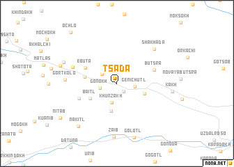 map of Tsada