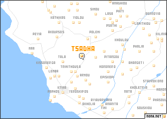 map of Tsadha