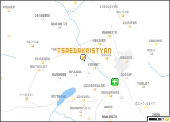 map of Tsaʼedakristyan