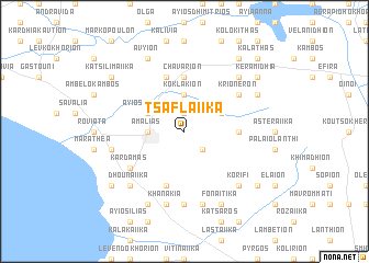 map of Tsaflaíika