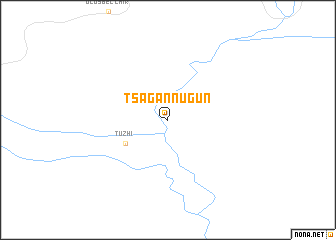 map of Tsagan-Nugun