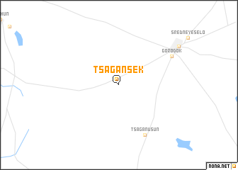 map of Tsagan Sek
