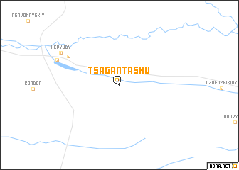 map of Tsagan Tashu