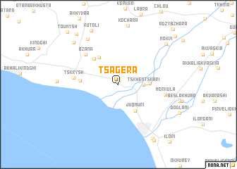 map of Tsʼagera