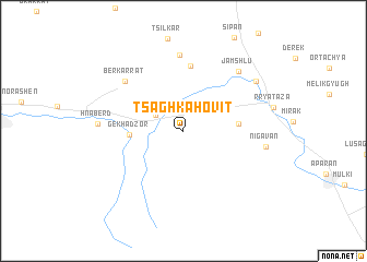 map of Tsaghkahovit