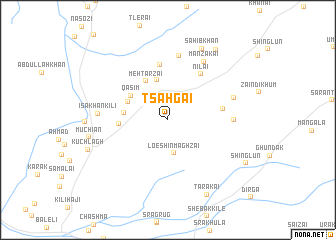 map of Tsāhgai