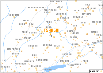 map of Tsāhgai