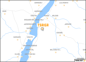 map of Tsaiga