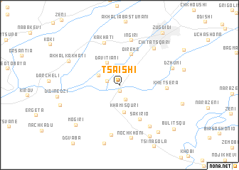 map of Tsʼaishi