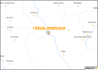 map of Tsakala-Momvidia