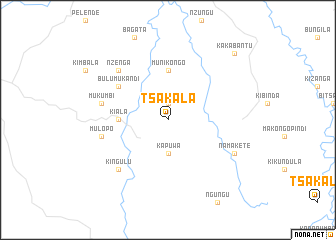 map of Tsakala