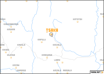 map of Tsaka
