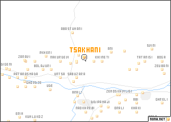 map of Tsakhani