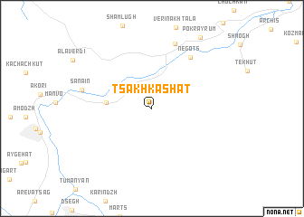 map of Tsakhkashat