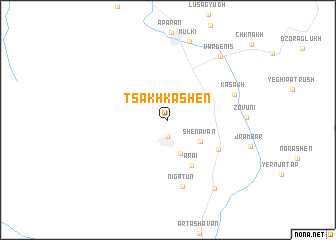 map of Tsakhkashen