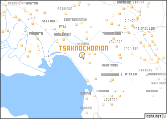 map of (( Tsaknochórion ))