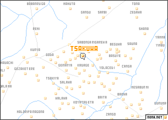 map of Tsakuwa