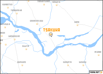 map of Tsakuwa