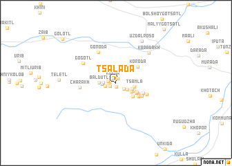 map of Tsalada